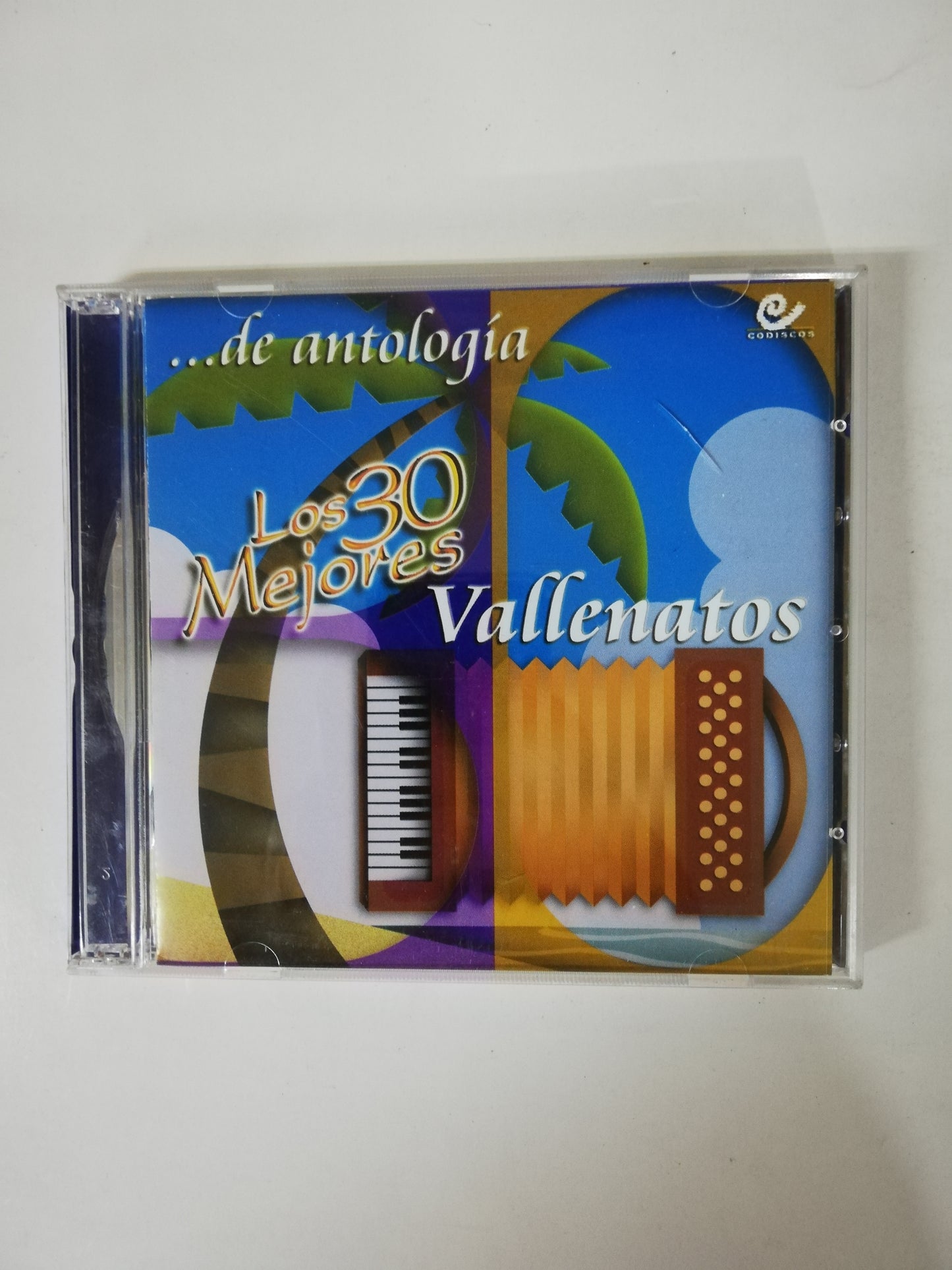 CD ...DE ANTOLOGIA - LOS 30 MEJORES VALLENATOS - CD X 2