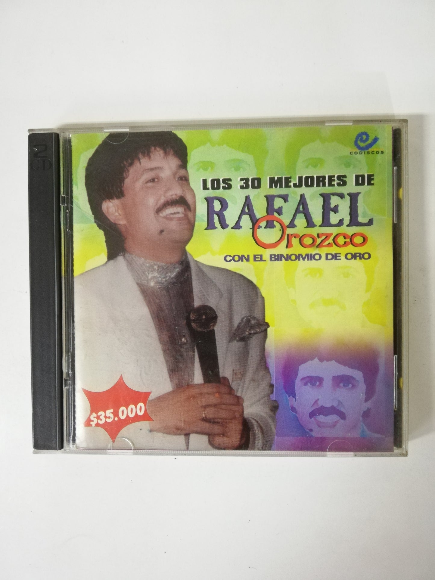 CD RAFAEL OROZCO CON EL BINOMIO DE ORO - LOS 30 MEJORES - CD X 2