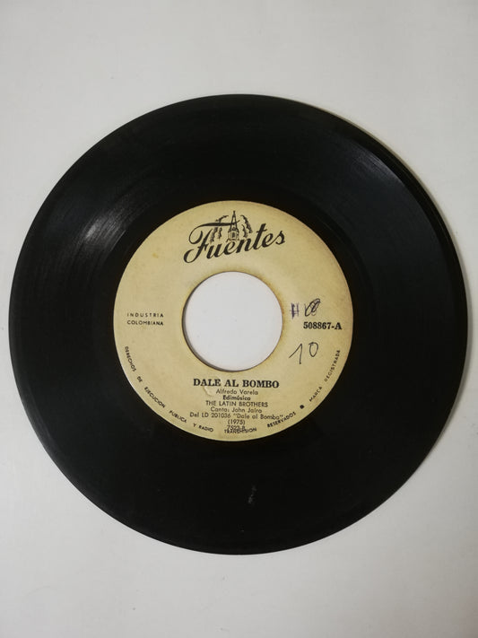 VINILO THE LATIN BROTHERS - DALE AL BOMBO / VELORIO Y BAILE