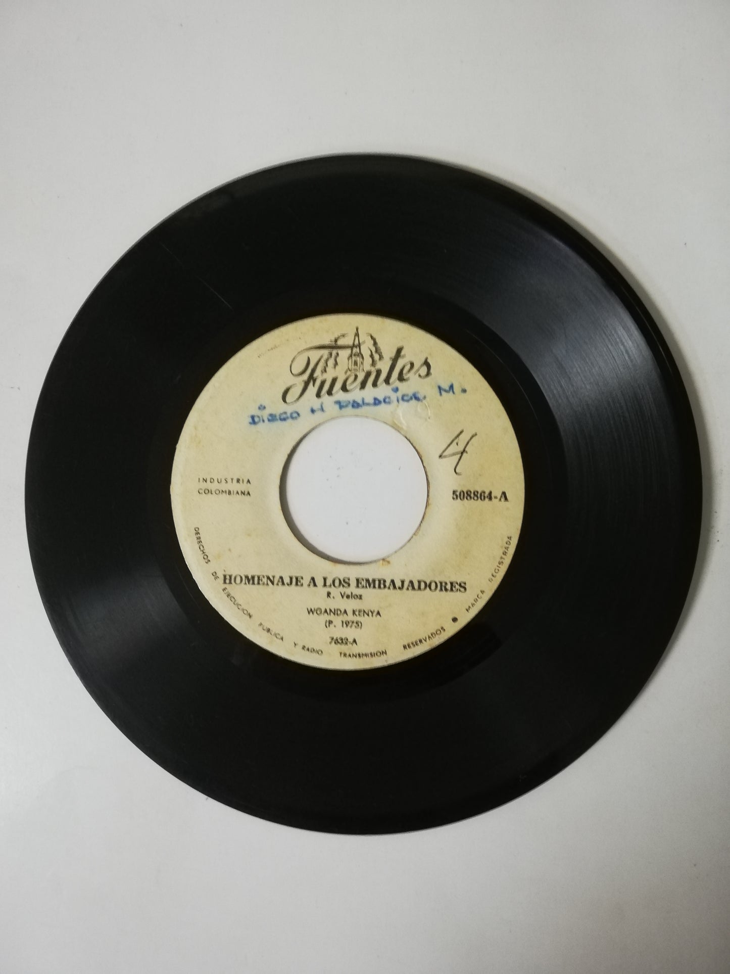 VINILO WGANDA KENYA - HOMENAJE A LOS EMBAJADORES / ROSSY - HERENCIA GITANA