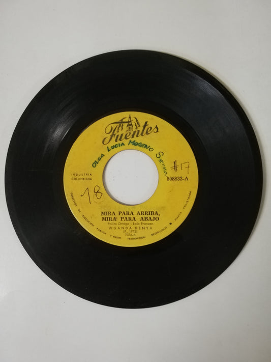 VINILO WGANDA KENYA - MIRA PARA ARRIBA, MIRA PARA ABAJO / LA TORTA