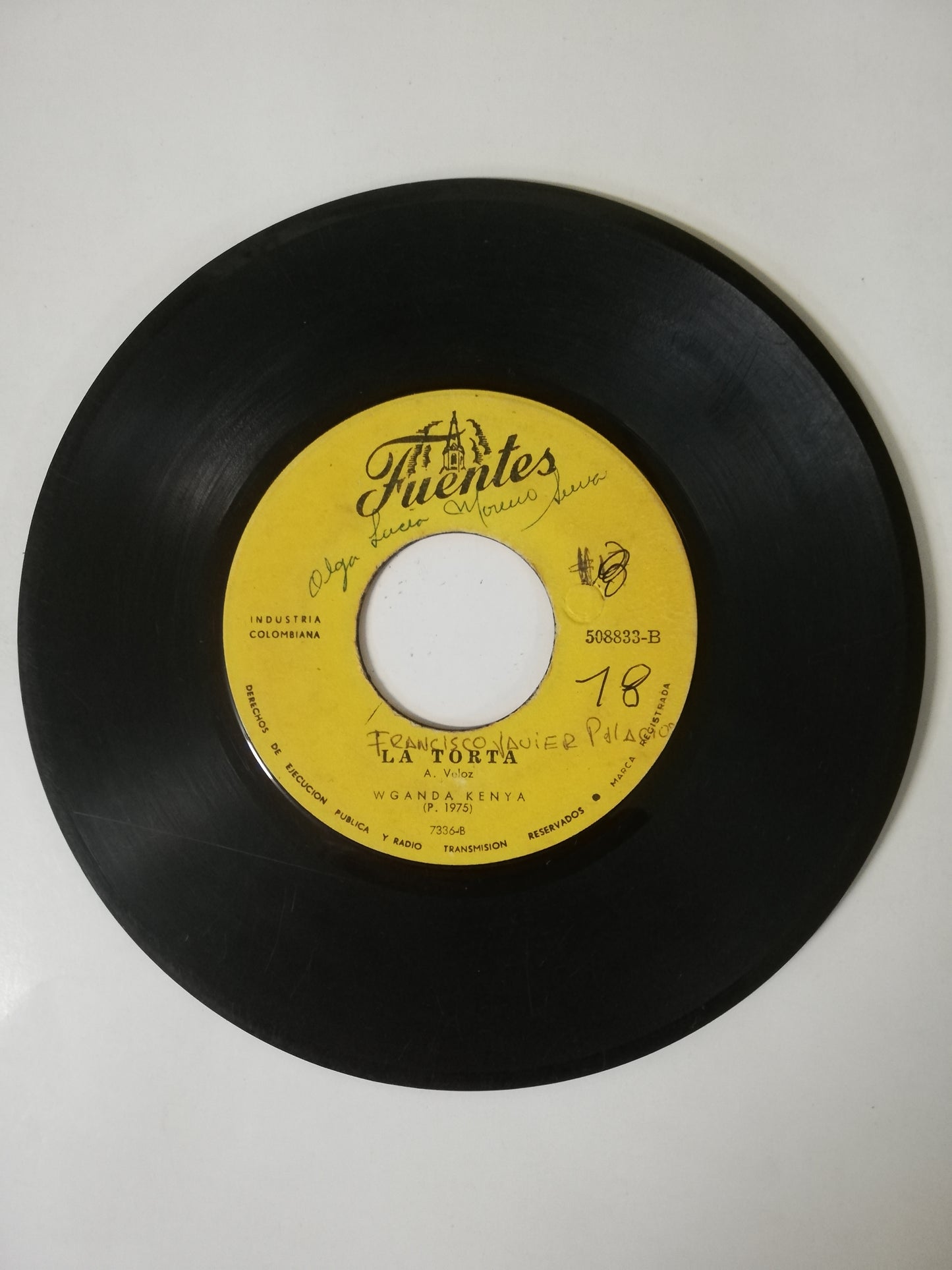 VINILO WGANDA KENYA - MIRA PARA ARRIBA, MIRA PARA ABAJO / LA TORTA