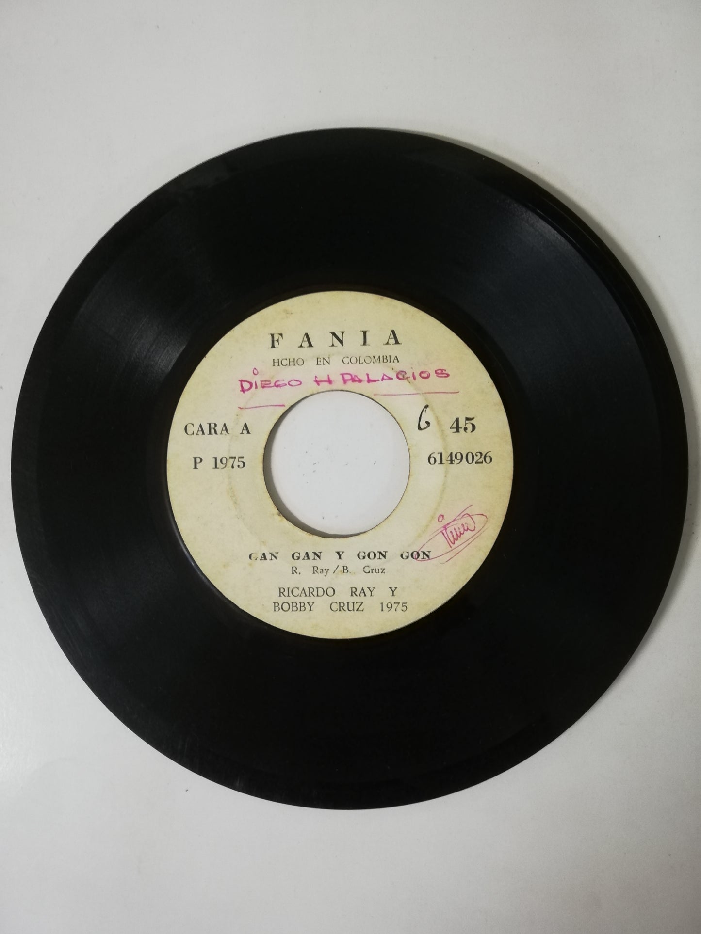 VINILO RICARDO RAY Y BOBBY CRUZ - GAN GAN Y GON GON / CRISTOBAL CELAI
