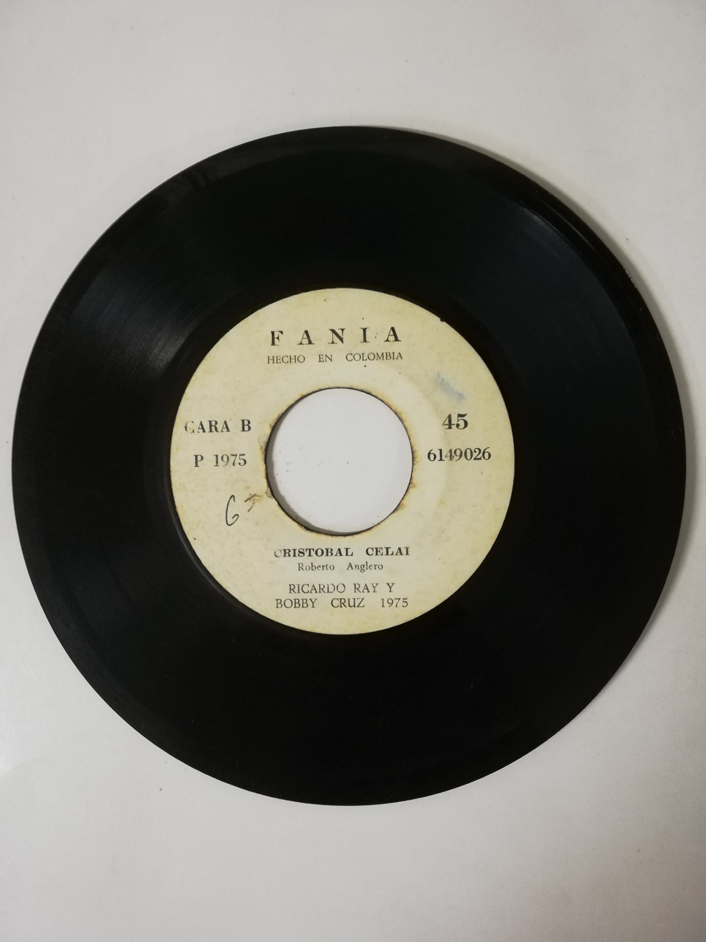 VINILO RICARDO RAY Y BOBBY CRUZ - GAN GAN Y GON GON / CRISTOBAL CELAI