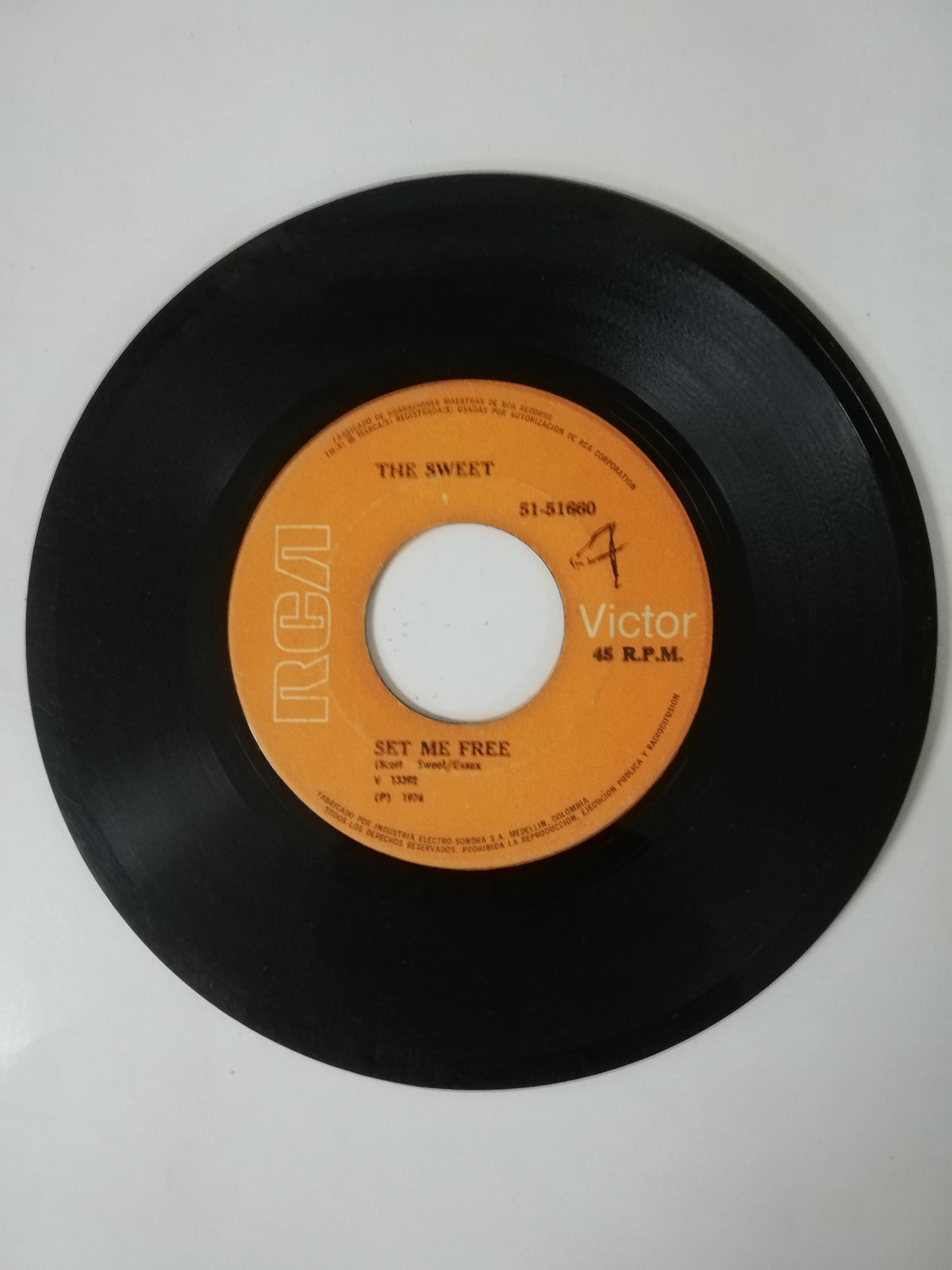 VINILO THE SWEET - THE BALLROOM BLITZ / SET ME FREE