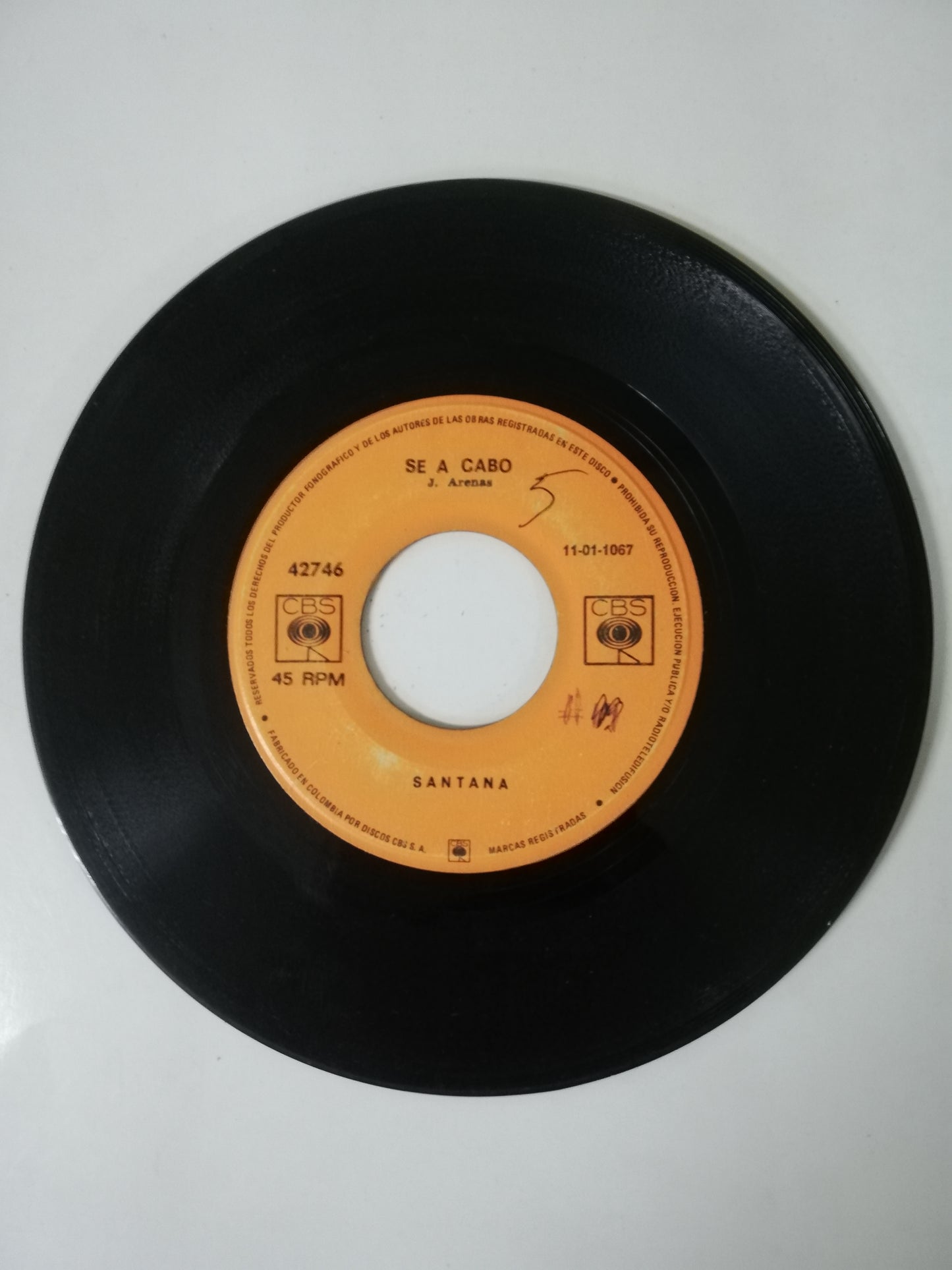 VINILO SANTANA - SAMBA PA TI / SE ACABO