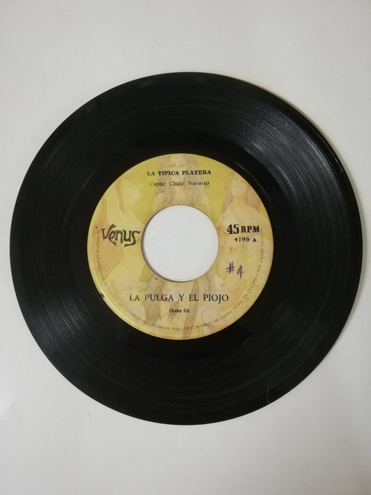 VINILO LA TIPICA PLAYERA - LA PULGA Y EL PIOJO / EL CAMINITO