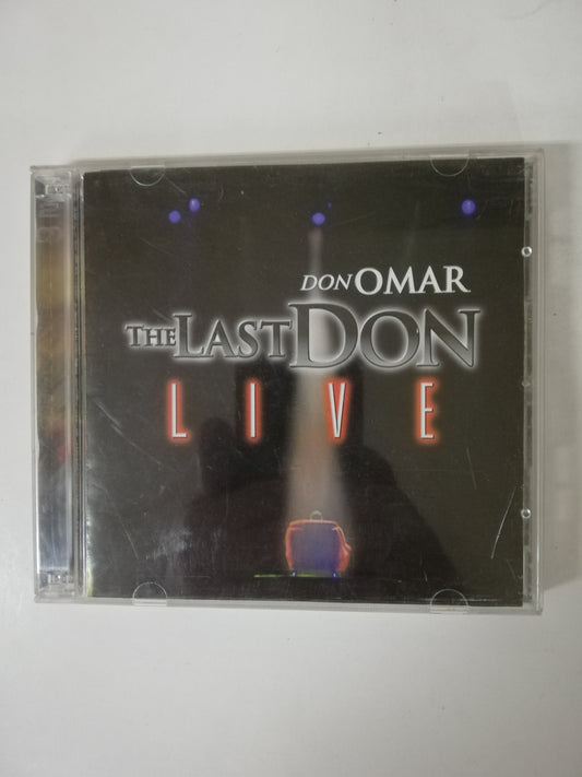 CD DON OMAR - THE LAST DON LIVE - CD X 2
