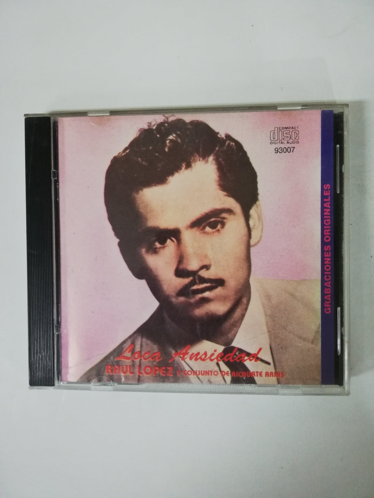 CD RAUL LOPEZ Y CONJUNTO DE RICAUTE ARIAS - LOCA ANSIEDAD