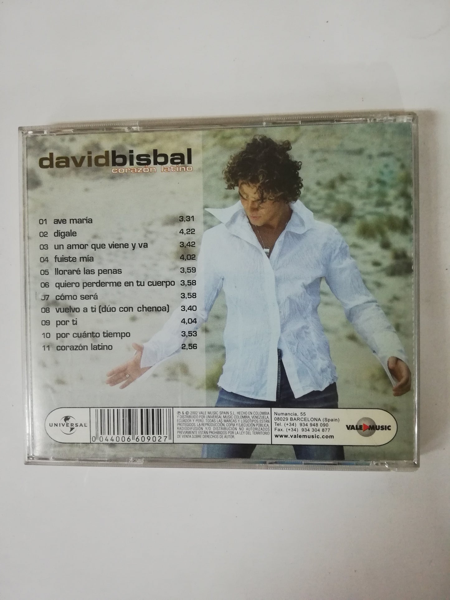 CD DAVID BISVAL - CORAZÓN LATINO