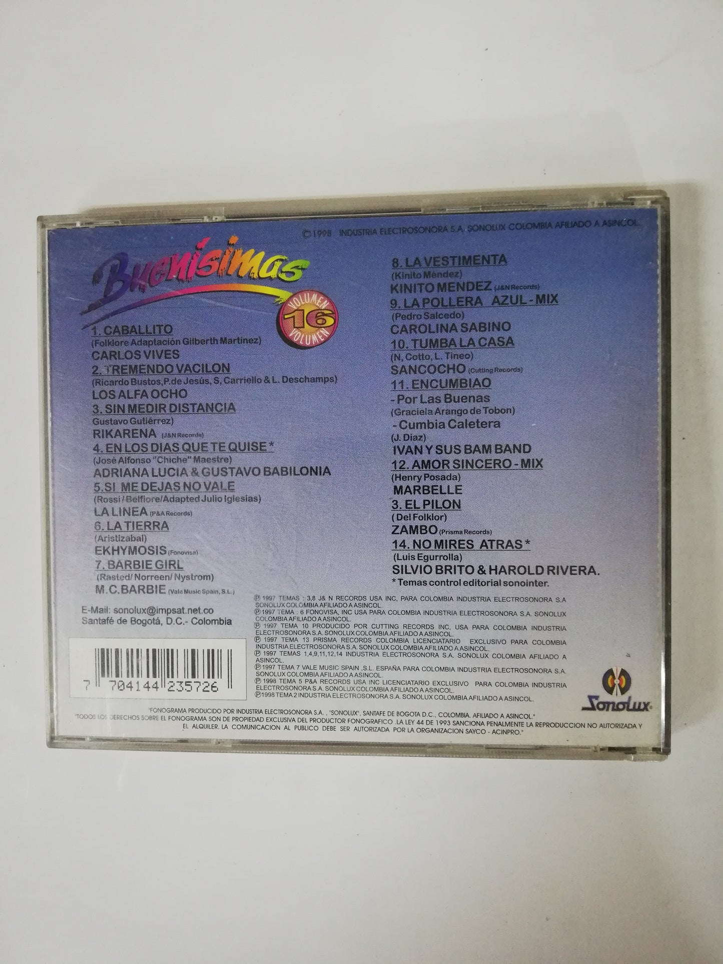 CD BUENÍSIMAS - VARIOS INTÉRPRETES