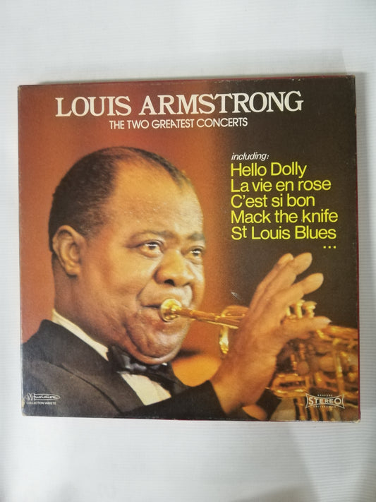 LP LOUIS ARMSTRONG - THE TWO GREATEST CONCERTS - VINYL X 4