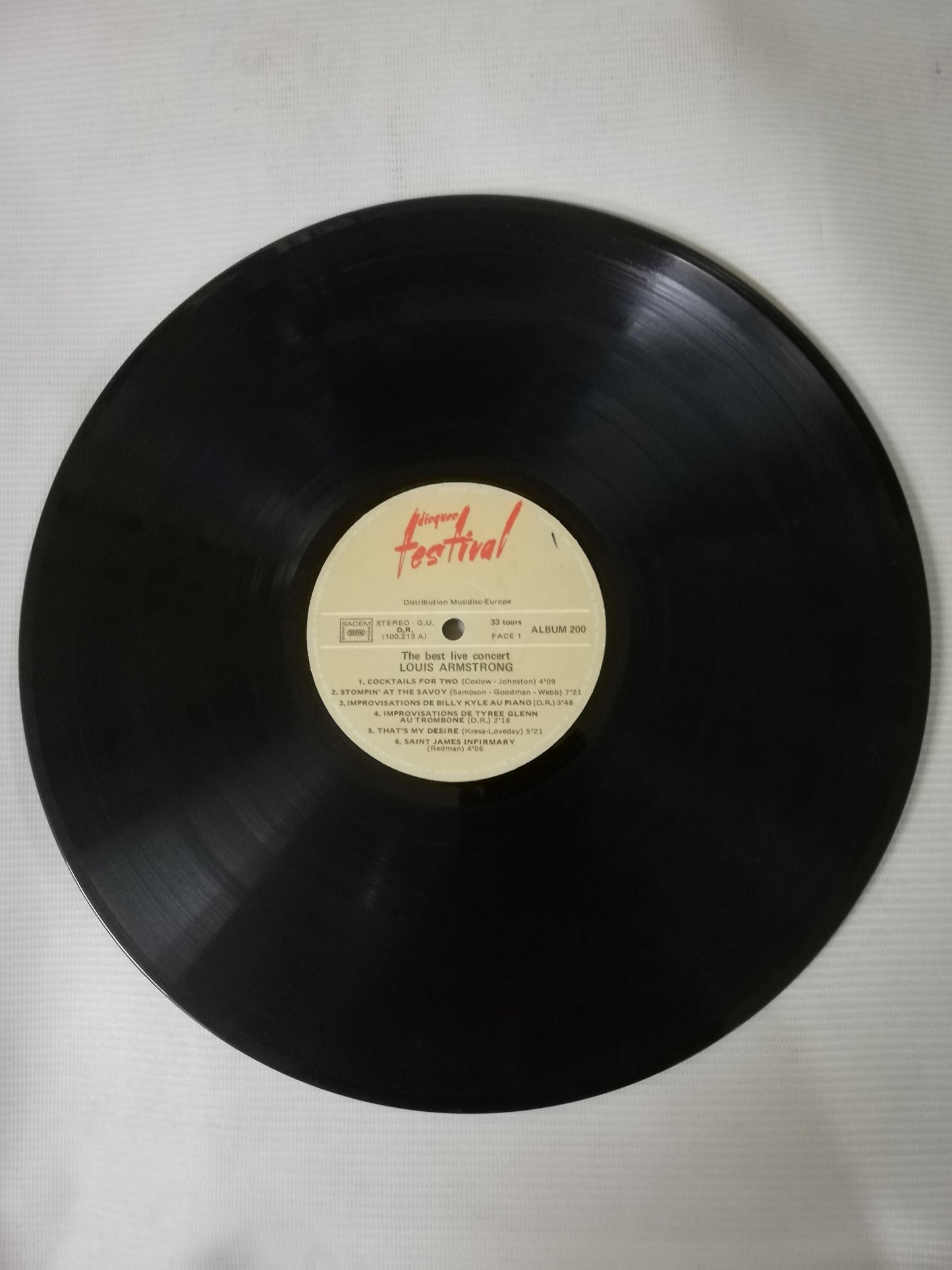 LP LOUIS ARMSTRONG - THE TWO GREATEST CONCERTS - VINYL X 4