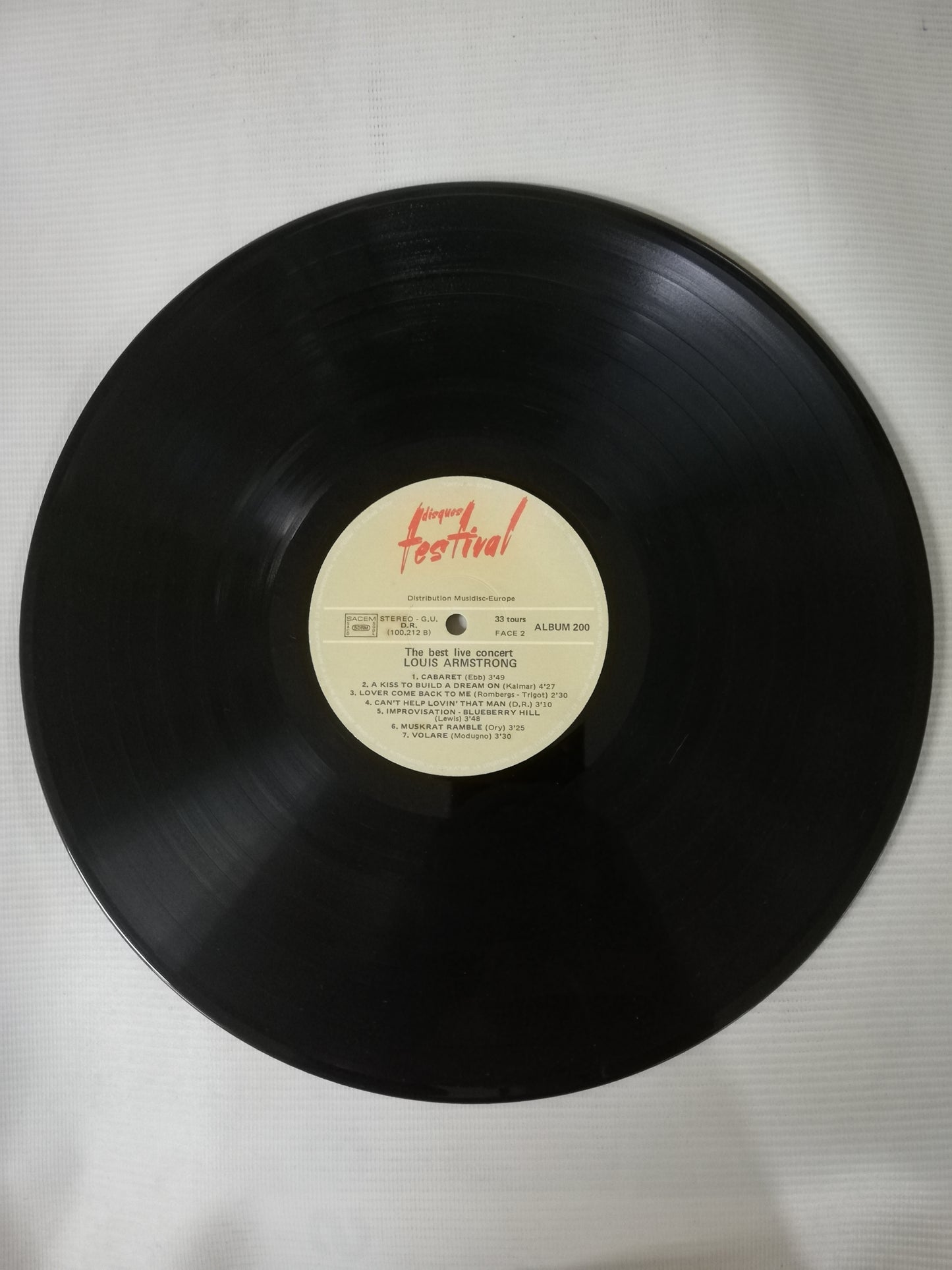 LP LOUIS ARMSTRONG - THE TWO GREATEST CONCERTS - VINYL X 4