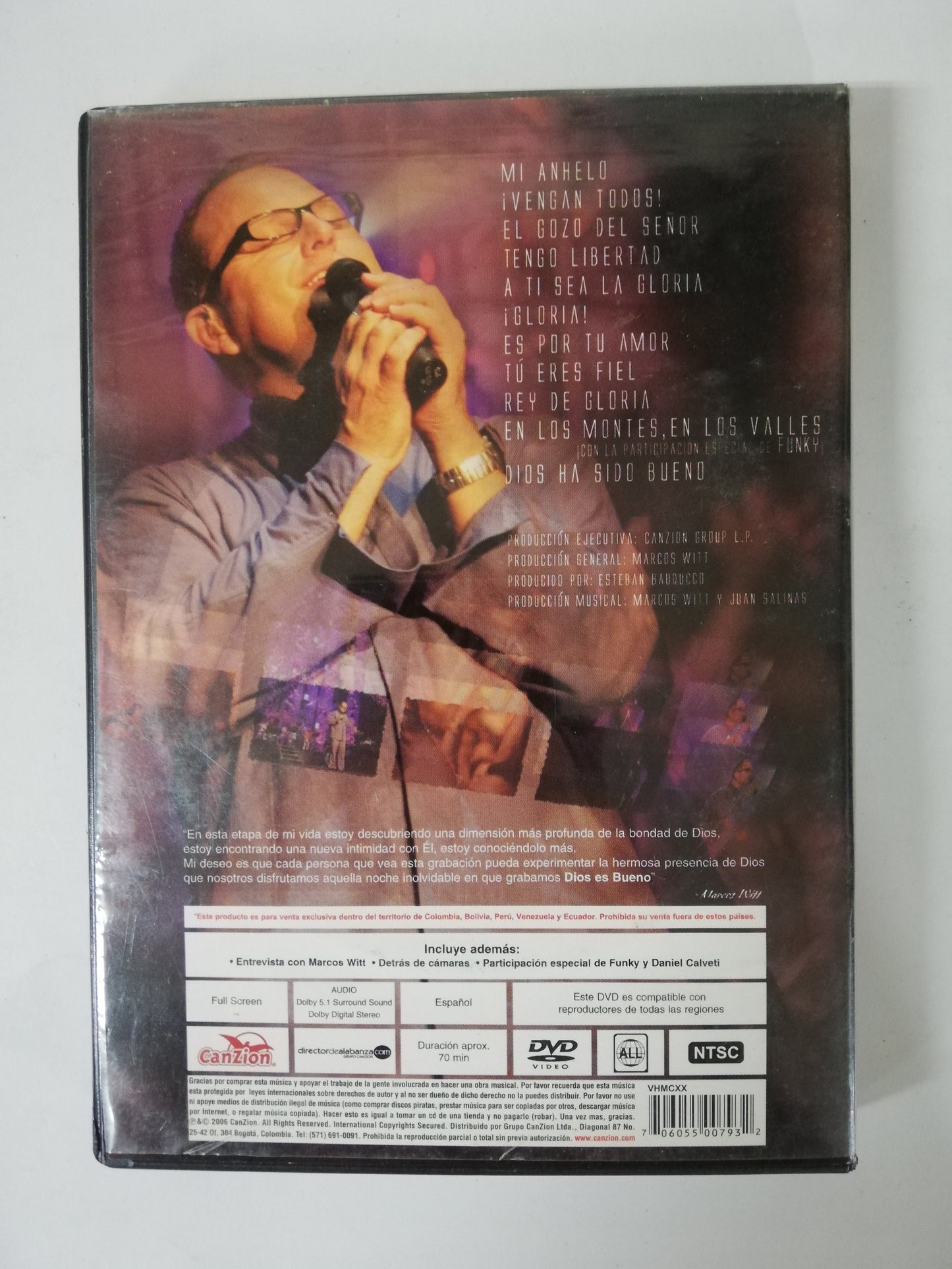 DVD MARCOS WITT - DIOS ES BUENO: EN VIVO DESDE PUERTO RICO