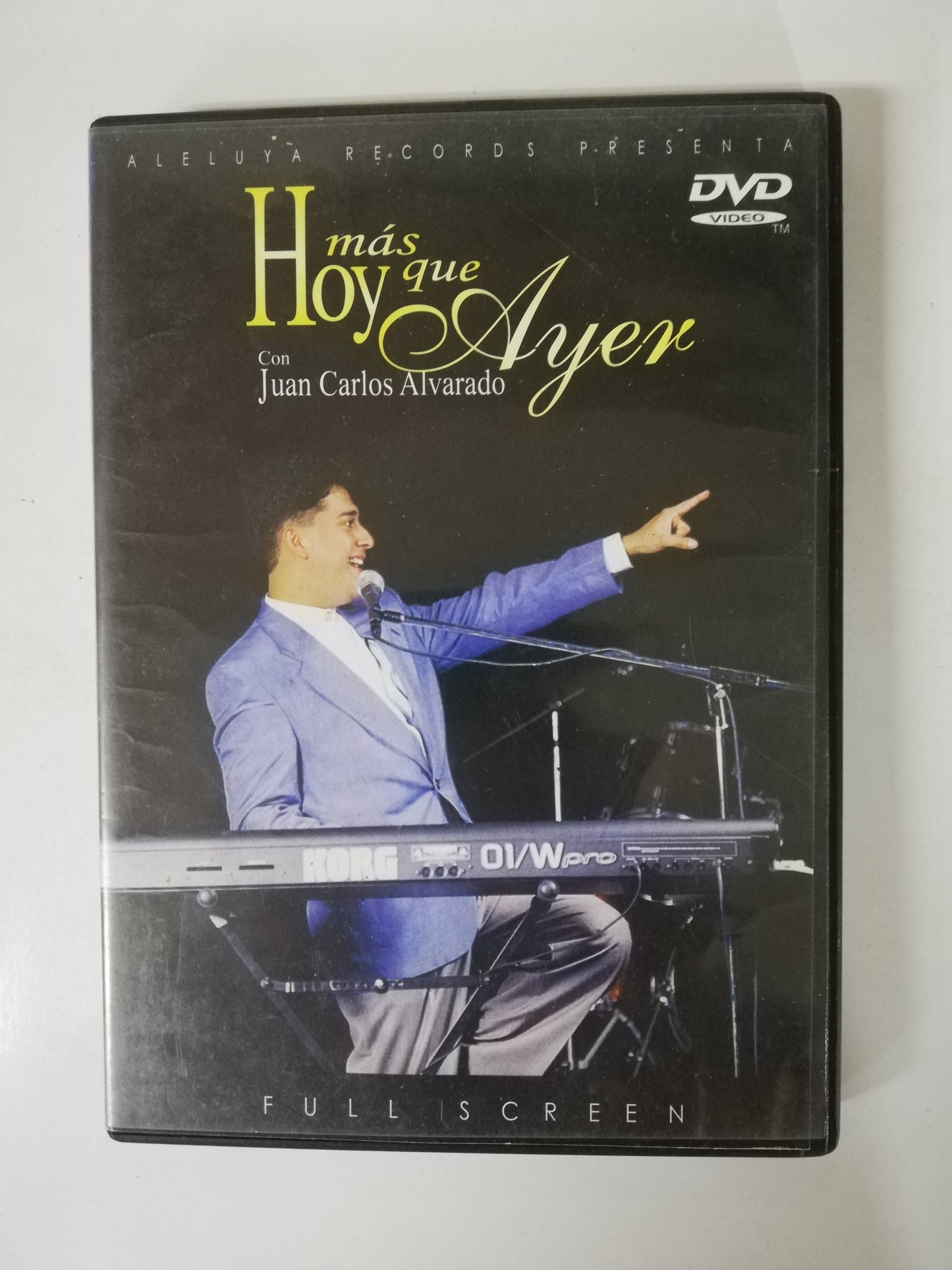 DVD JUAN CARLOS ALVARADO - HOY MAS QUE AYER