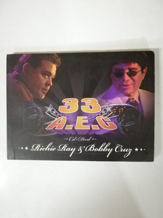 CD RICHIE RAY & BOBBY CRUZ - 33 A.E.C - CD + DVD