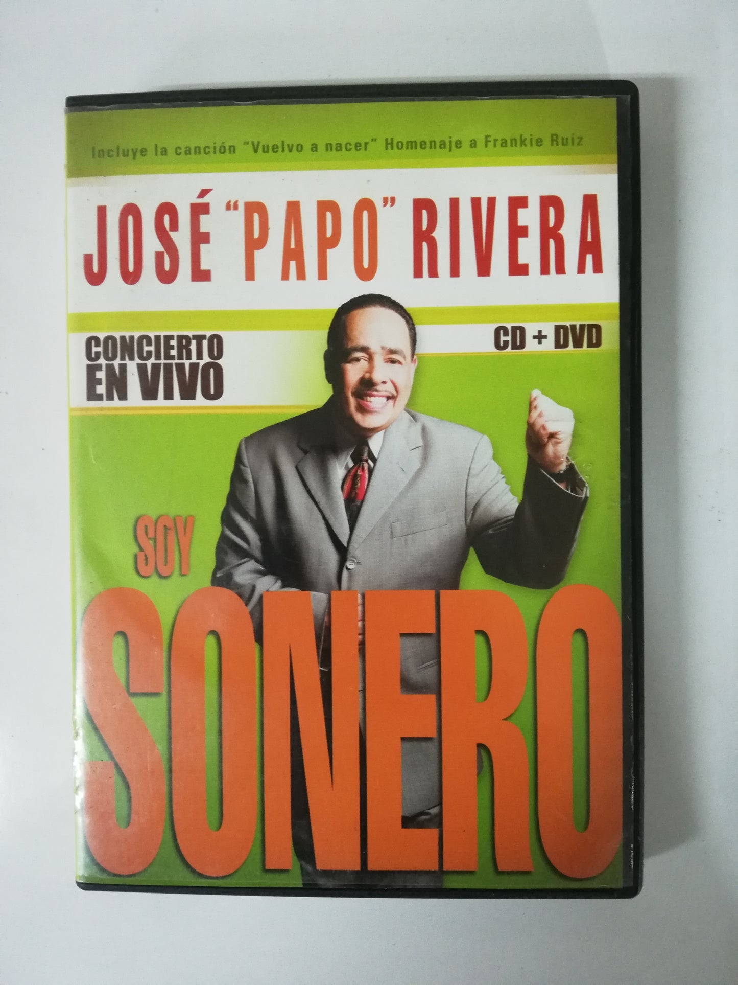 CD JOSÉ "PAPO" RIVERA - SOY SONERO: CONCIERTO EN VIVO - CD + DVD
