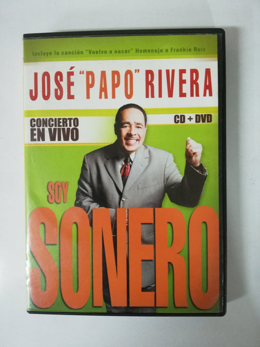 CD JOSÉ "PAPO" RIVERA - SOY SONERO: CONCIERTO EN VIVO - CD + DVD