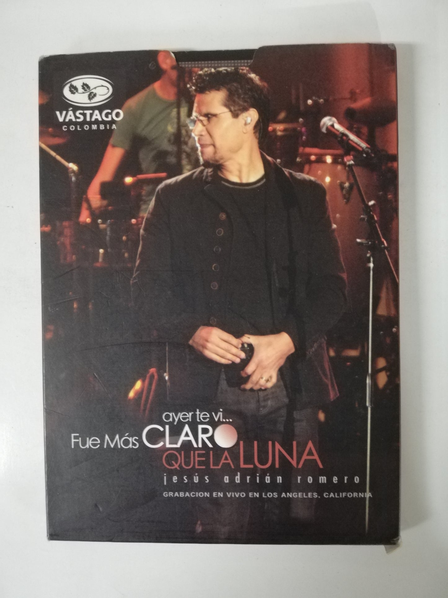 DVD JESUS ADRIAN ROMERO - AYER TE VI...FUE MAS CLARO QUE LA LUNA