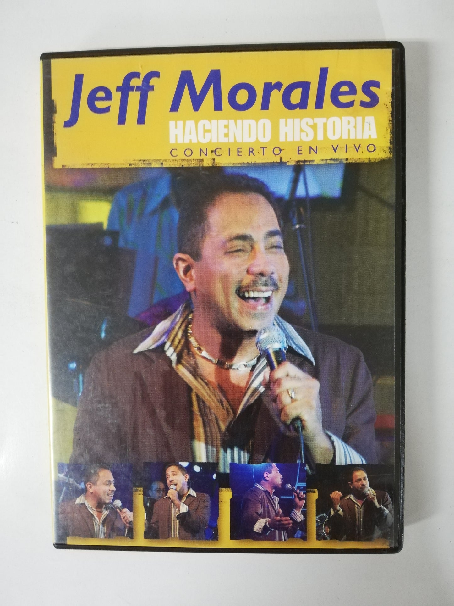 DVD JEFF MORALES - HACIENDO HISTORIA: CONCIERTO EN VIVO