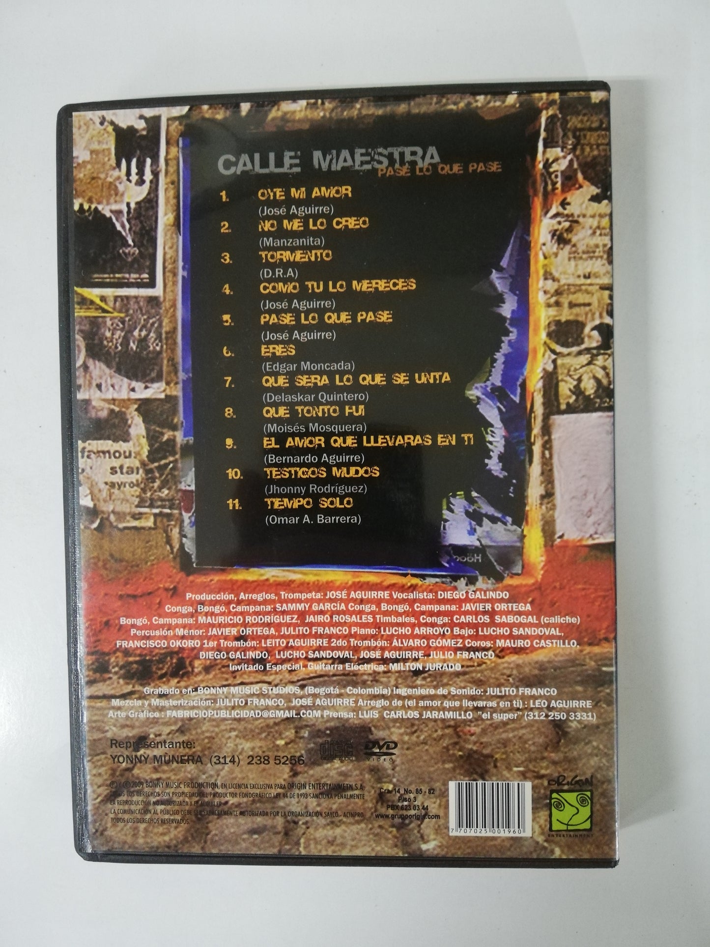 CD CALLE MAESTRA - PASE LO QUE PASE - CD + DVD