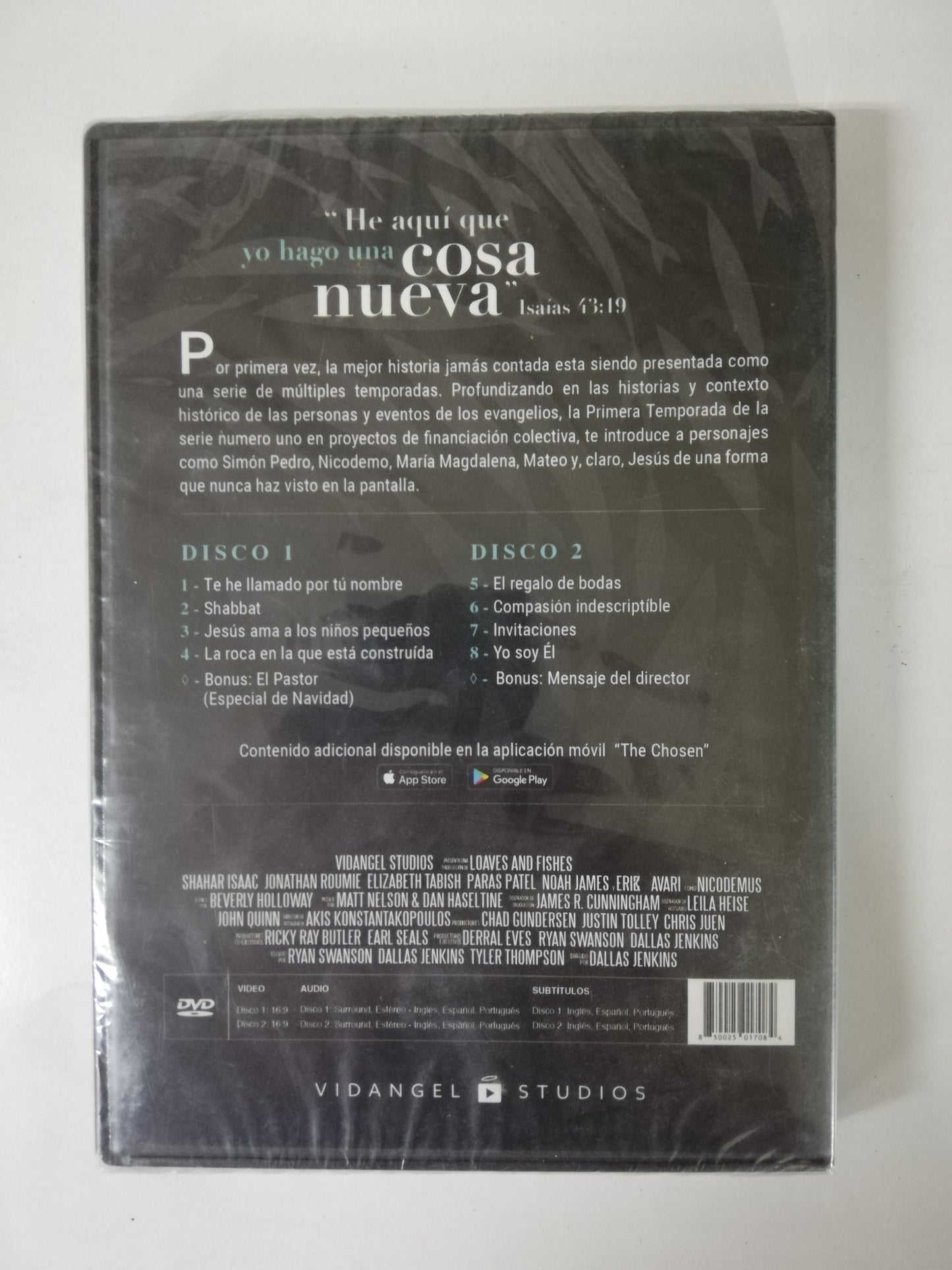 DVD THE CHOSEN - PRIMERA TEMPORADA - DVD X 2