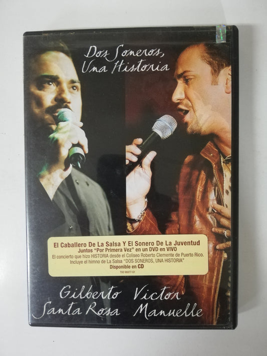 DVD GILBERTO SANTA ROSA & VICTOR MANUELLE - DOS SONEROS, UNA HISTORIA