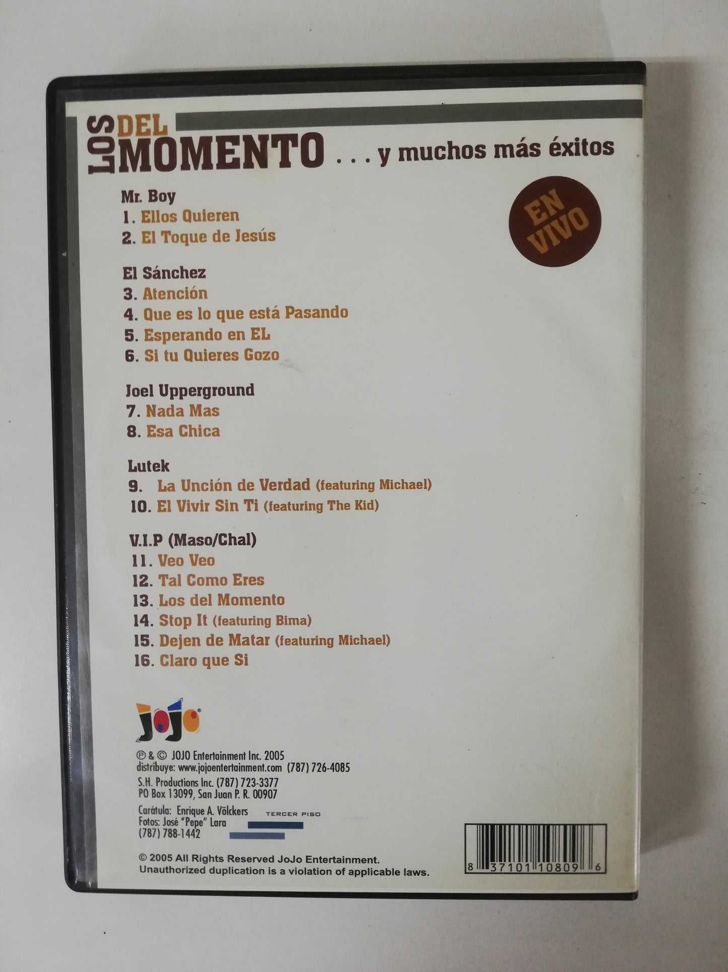 CD LOS DEL MOMENTO...Y MUCHOS MAS EXITOS - REGGAETON CRISTIANO - CD + DVD