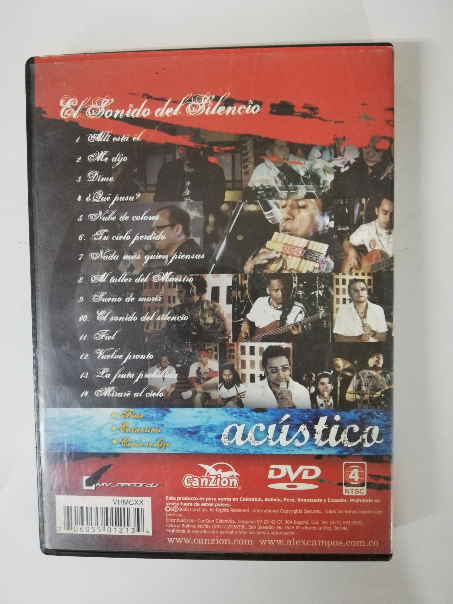 DVD ALEX CAMPOS - EL SONIDO DEL SILENCIO