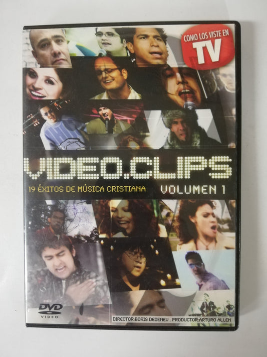 DVD VIDEO CLIPS VOL. 1 - 19 EXITOS DE MÚSICA CRISTIANA