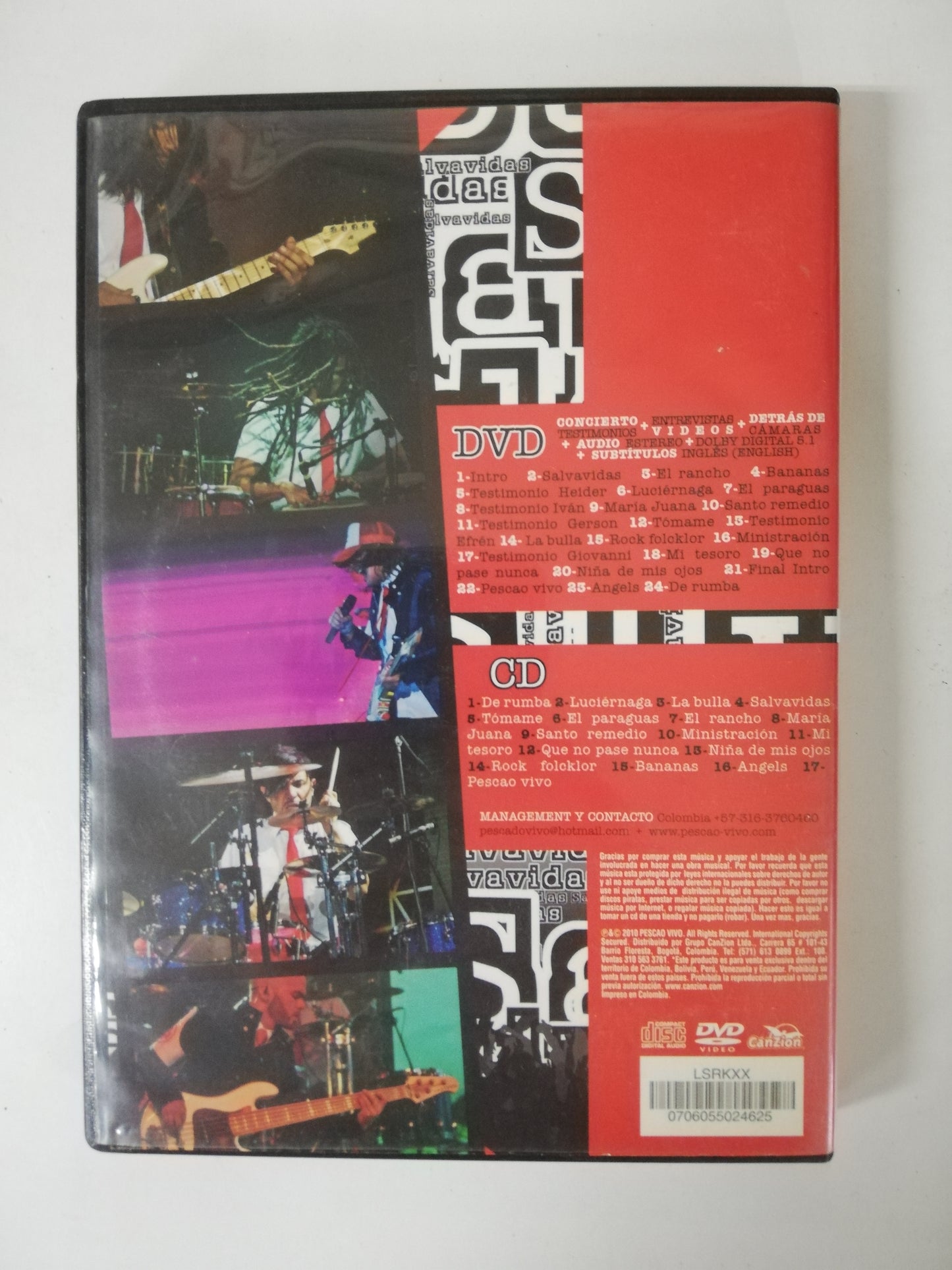 CD PESCAO VIVO - SALVAVIDAS - CD + DVD