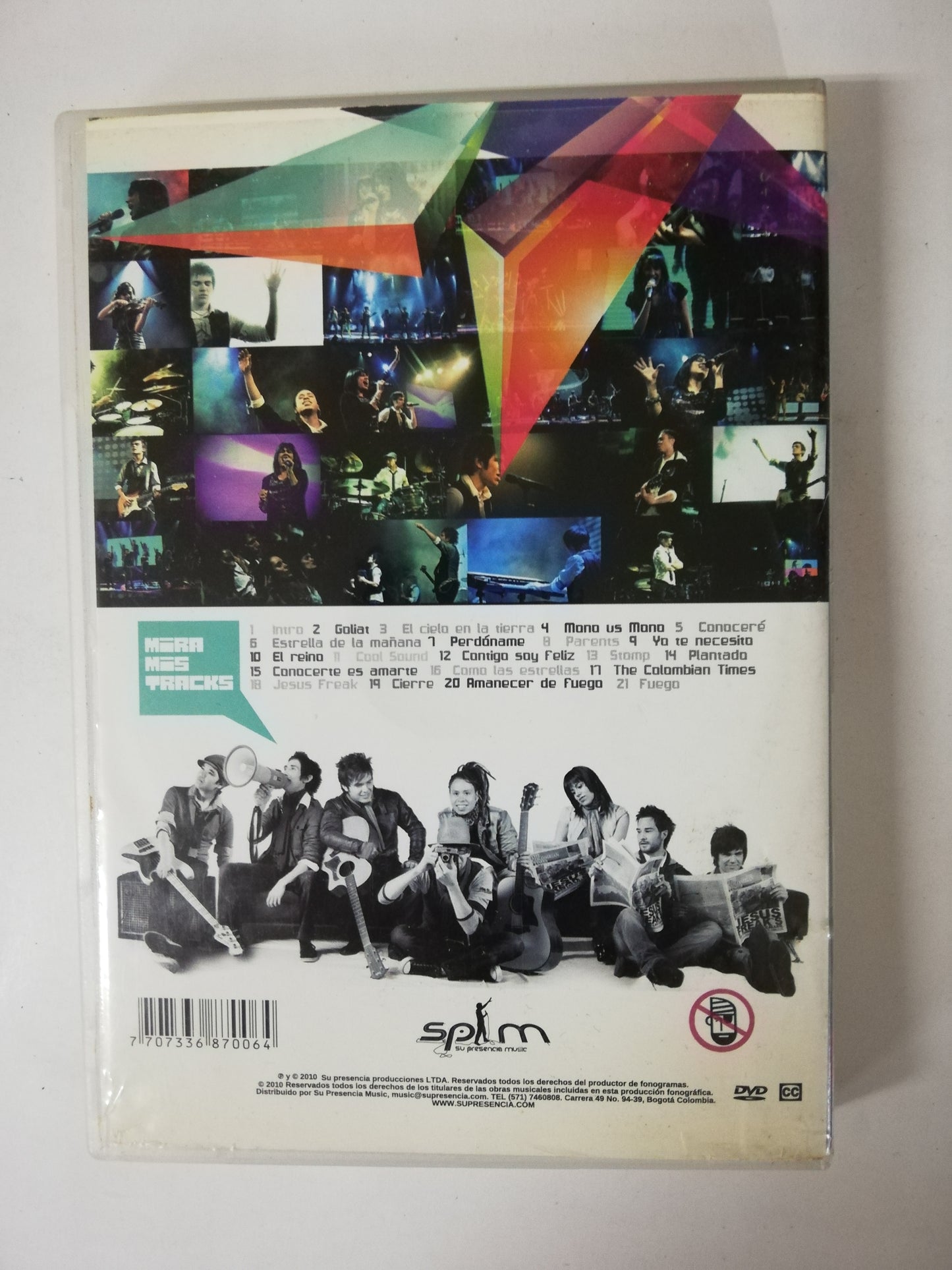 DVD SU PRESENCIA - CONCIERTO FREAK