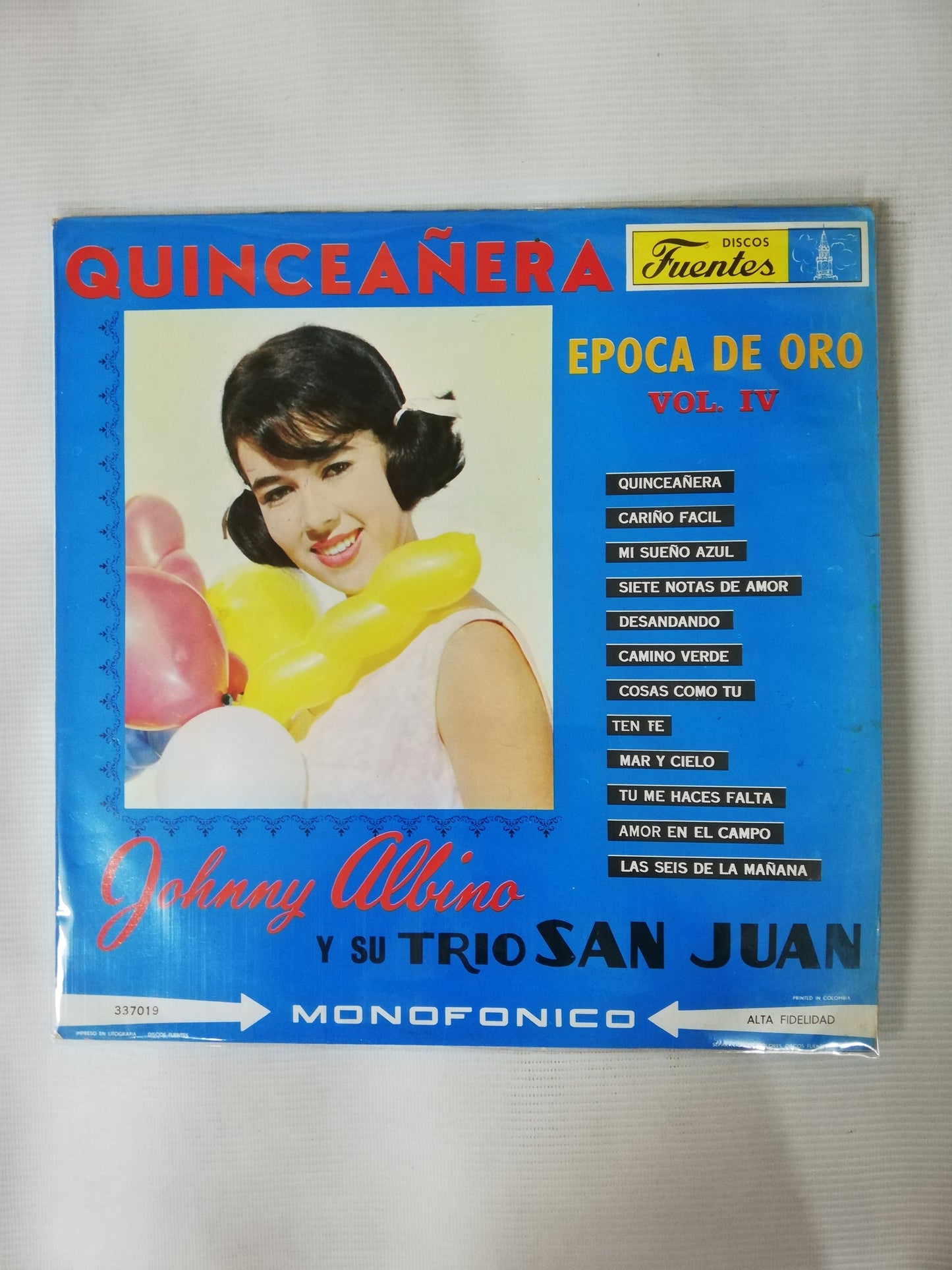 LP JOHNNY ALBINO Y SU TRIO SAN JUAN - QUINCEAÑERA, EPOCA DE ORO VOL. IV