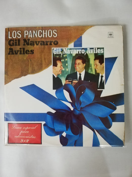 LP LOS PANCHOS - GIL / NAVARRO / AVILES - VINYL X 3