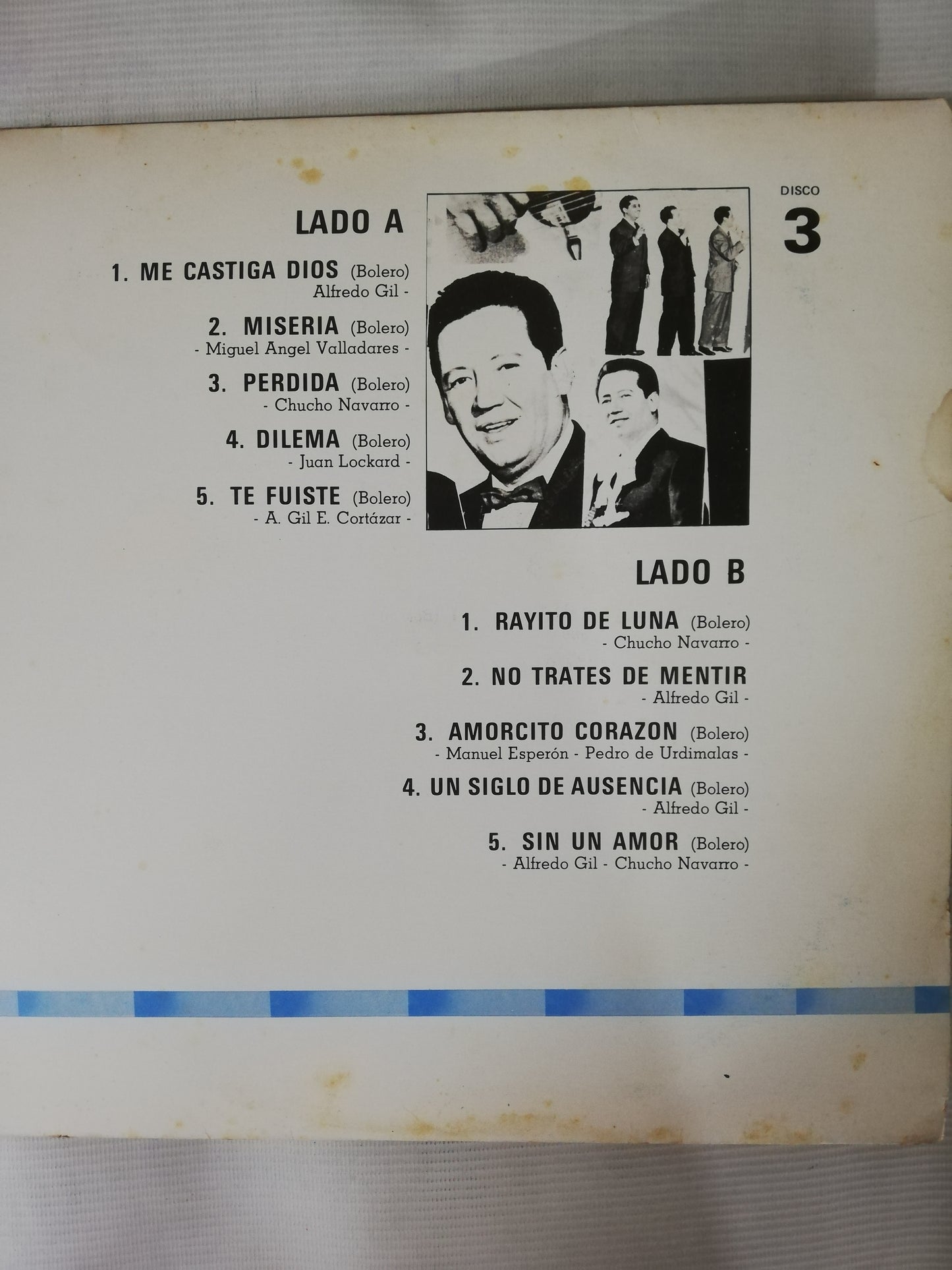 LP LOS PANCHOS - GIL / NAVARRO / AVILES - VINYL X 3