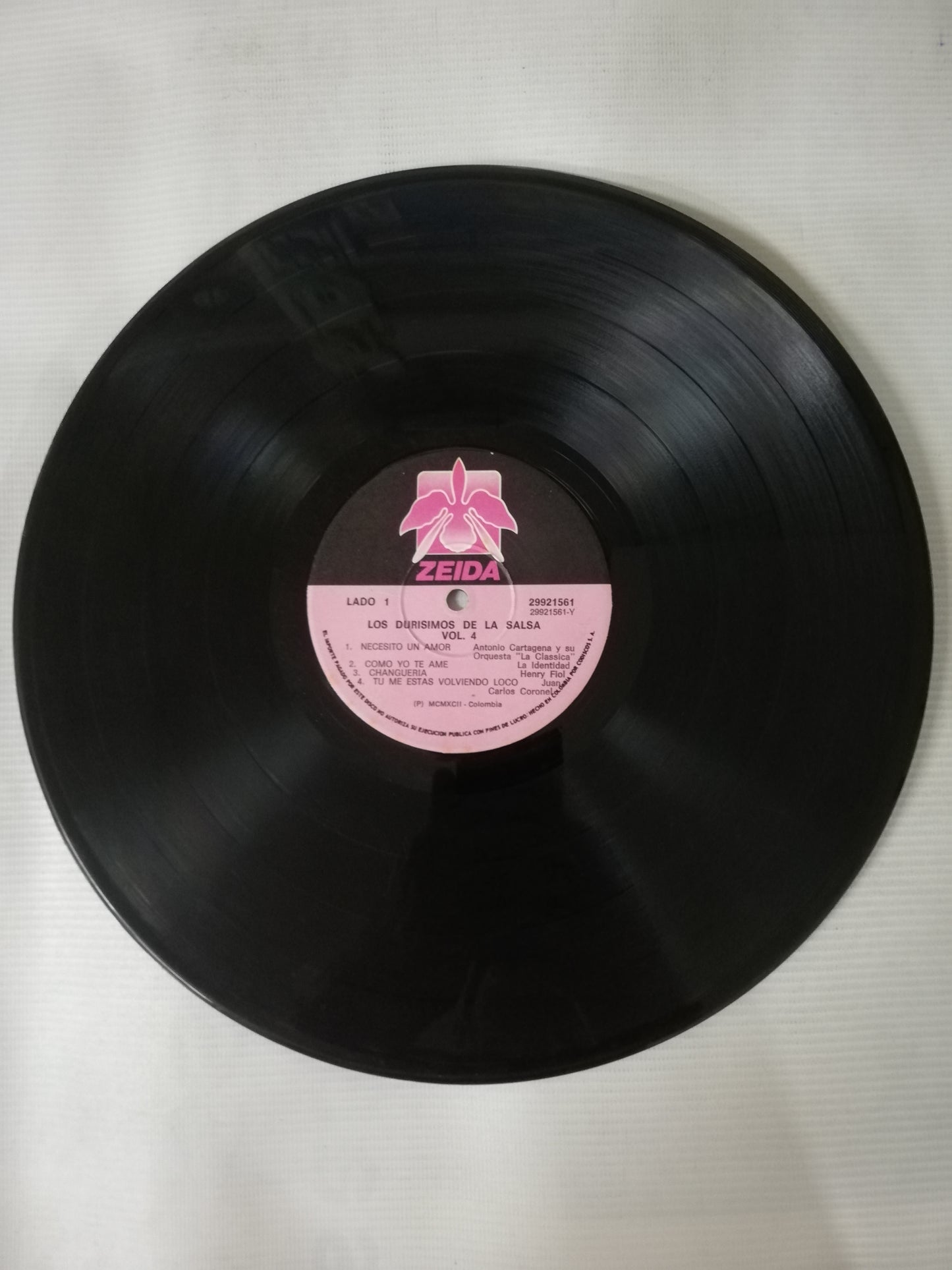 LP LOS DURISIMOS DE LA SALSA - LOS DURISIMOS DE LA SALSA VOL. 4