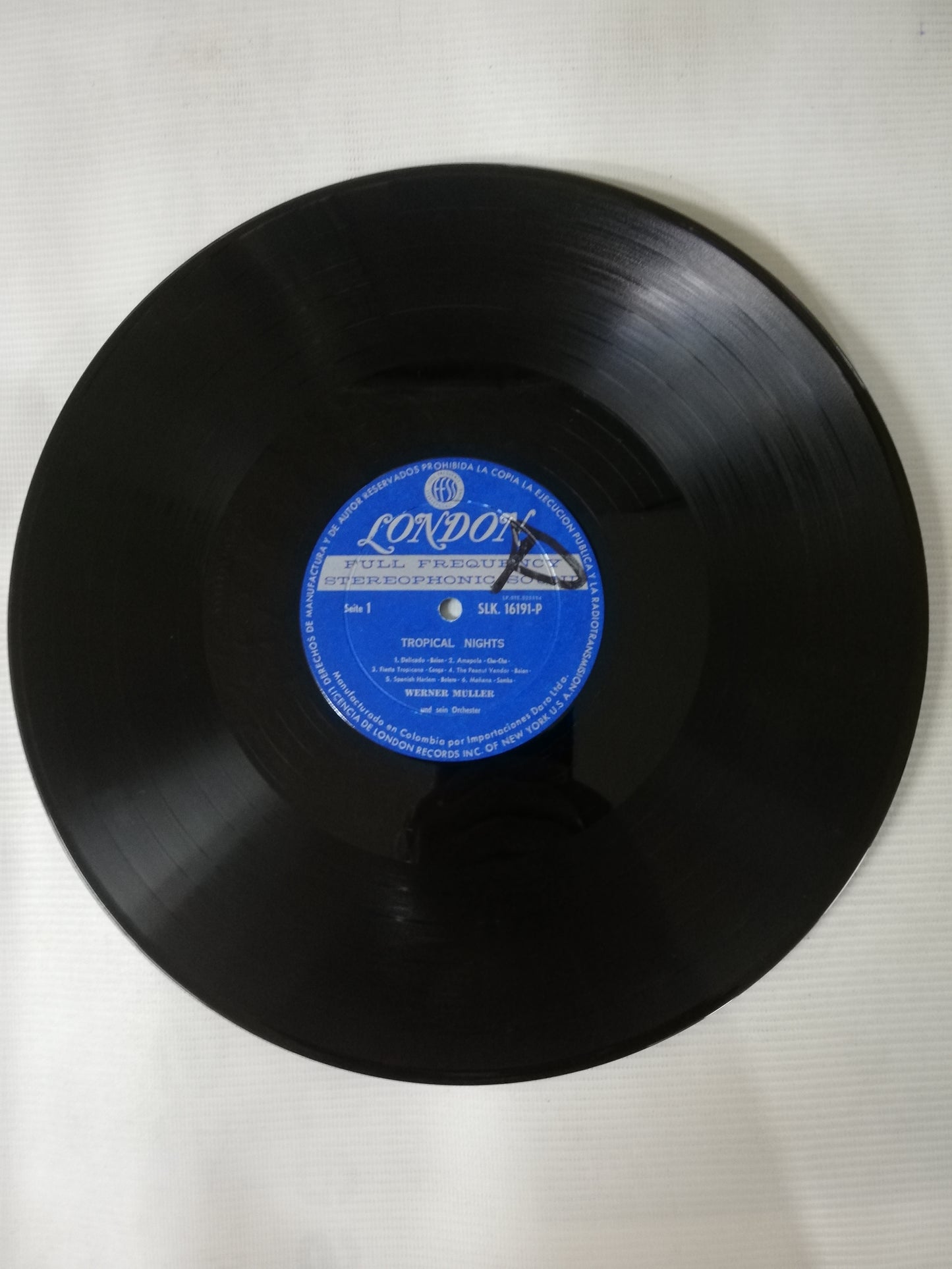 LP WERNER MÜLLER UND SEIN ORCHESTER - TROPICAL NIGHTS