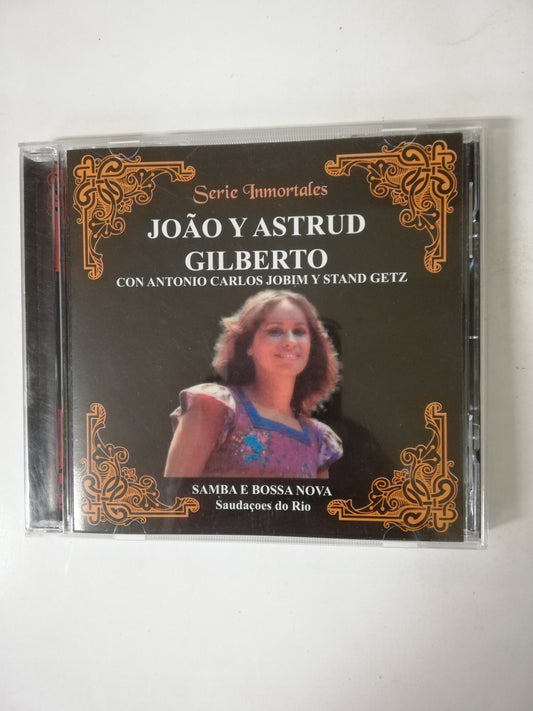 CD JOAO Y ASTRUD GILBERTO CON ANTONIO CARLOS JOBIM Y STAND GETZ - SAMBA E BOSSA NOVA