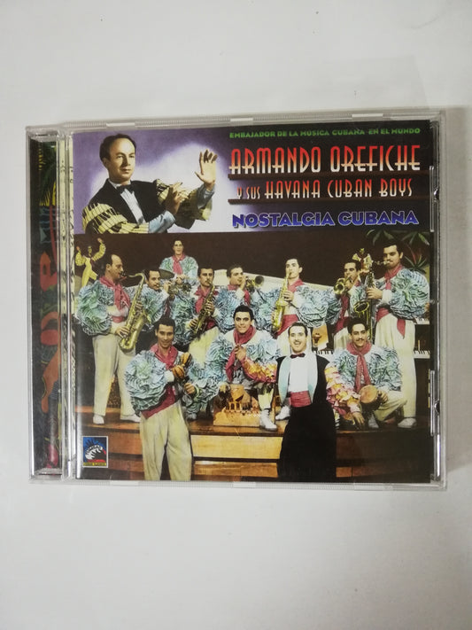CD ARMANDO OREFICHE Y SUS HAVANA CUBAN BOYS - NOSTALGIA CUBANA