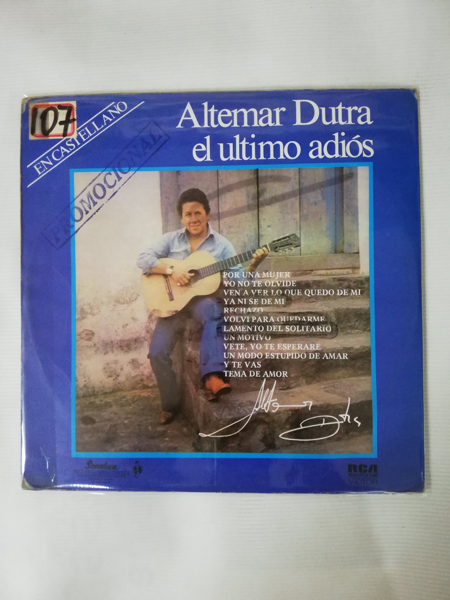 LP ALTEMAR DUTRA - EL ÚLTIMO ADIOS EN CASTELLANO