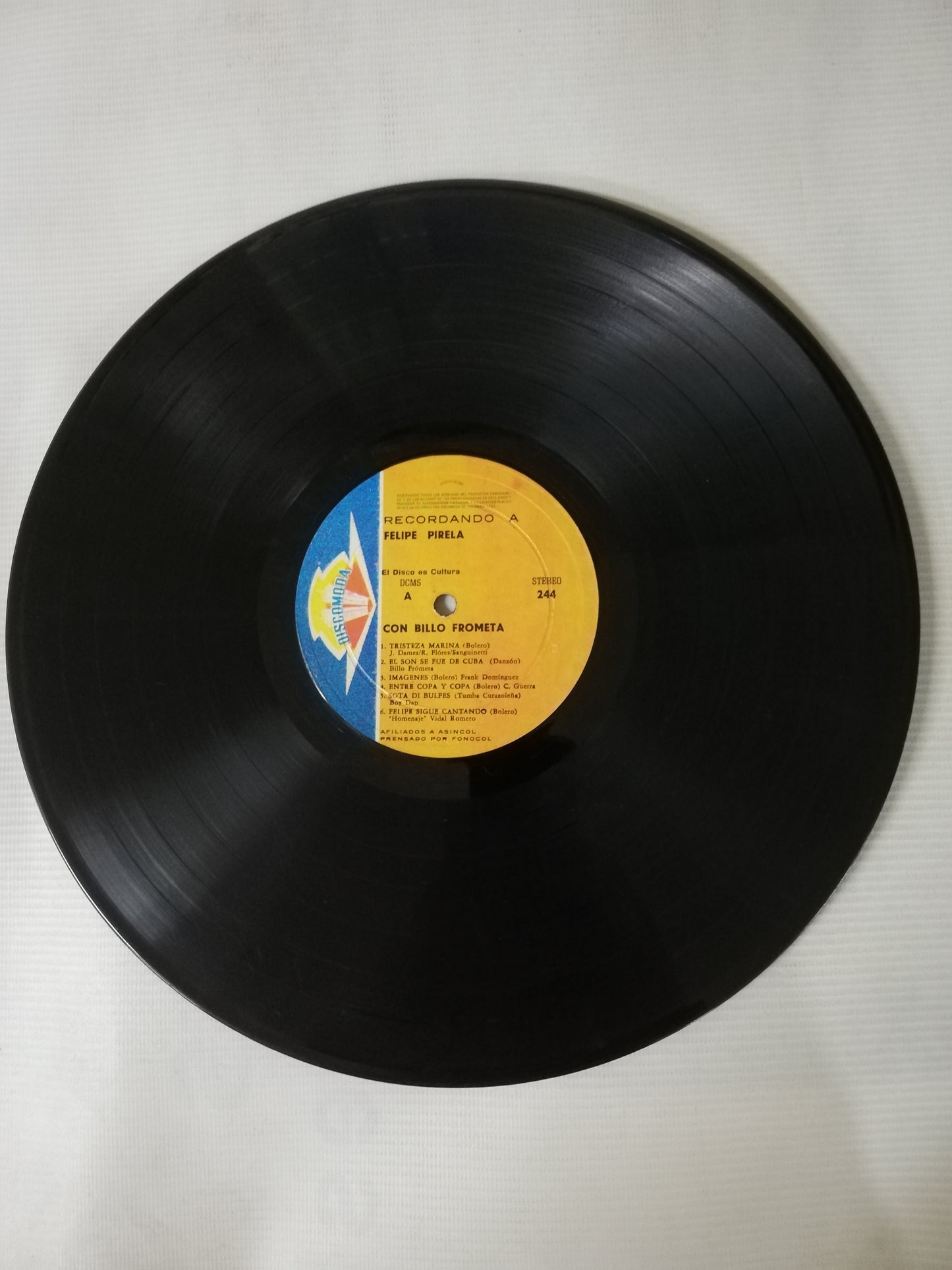 LP FELIPE PIRELA CON BILLO - RECORDANDO A FELIPE PIRELA VOL. III