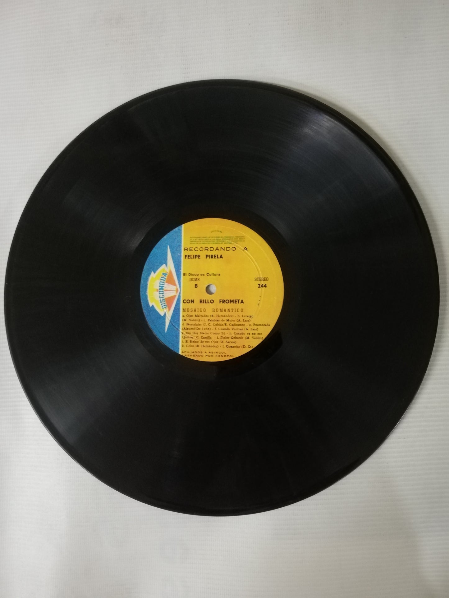 LP FELIPE PIRELA CON BILLO - RECORDANDO A FELIPE PIRELA VOL. III