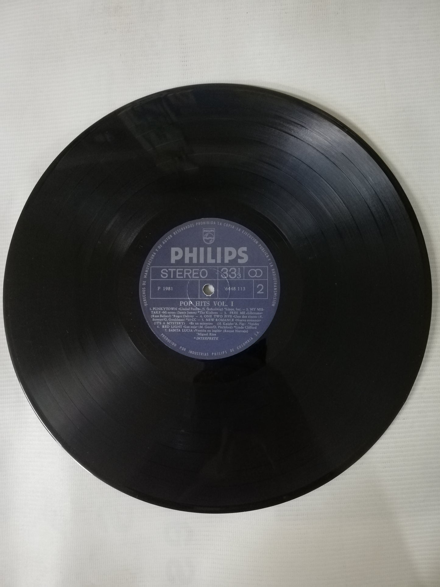 LP POP HITS - POP HITS VOL. 1