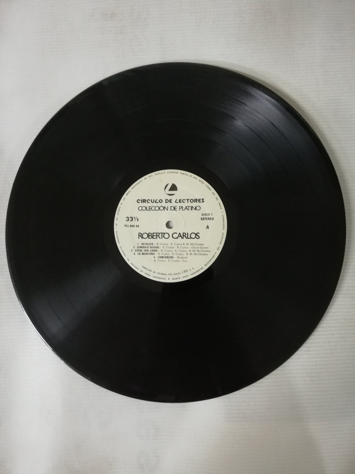 LP ROBERTO CARLOS - COLECCIÓN DE PLATINO - VINYL X 2