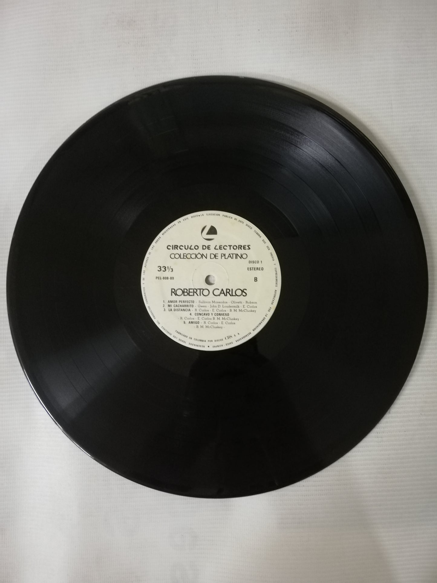 LP ROBERTO CARLOS - COLECCIÓN DE PLATINO - VINYL X 2