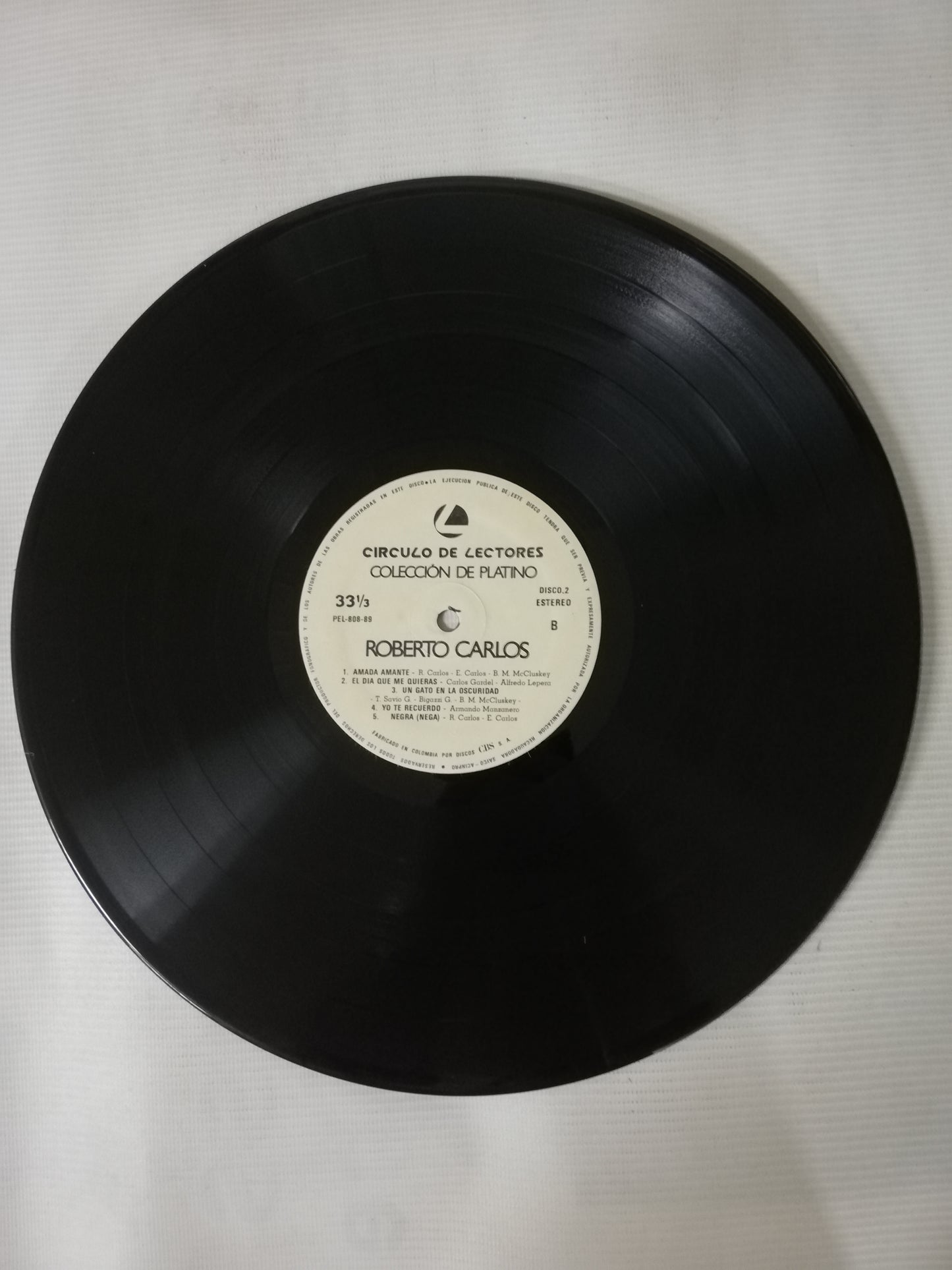 LP ROBERTO CARLOS - COLECCIÓN DE PLATINO - VINYL X 2