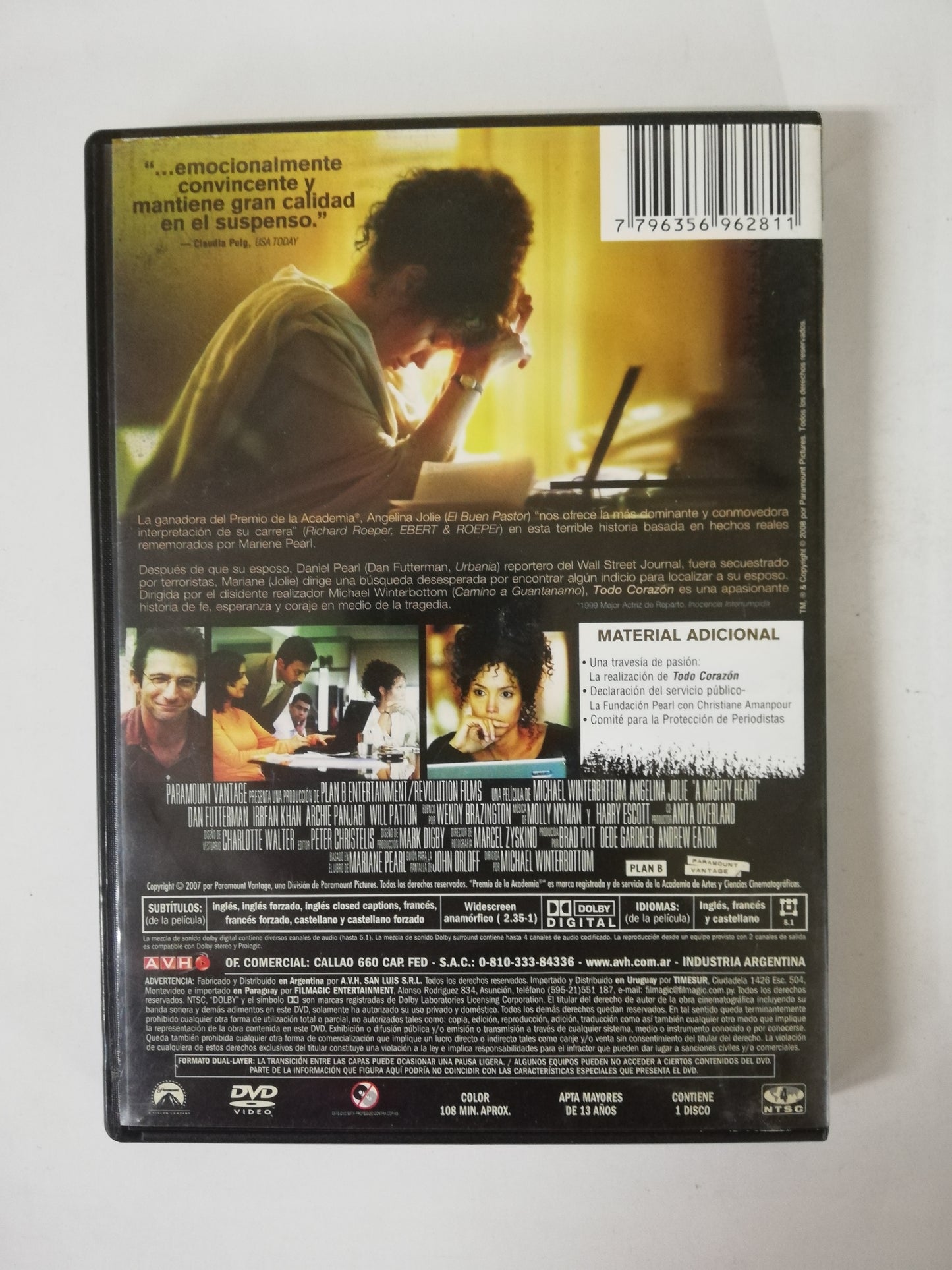 DVD TODO CORAZÓN - ANGELINA JOLIE