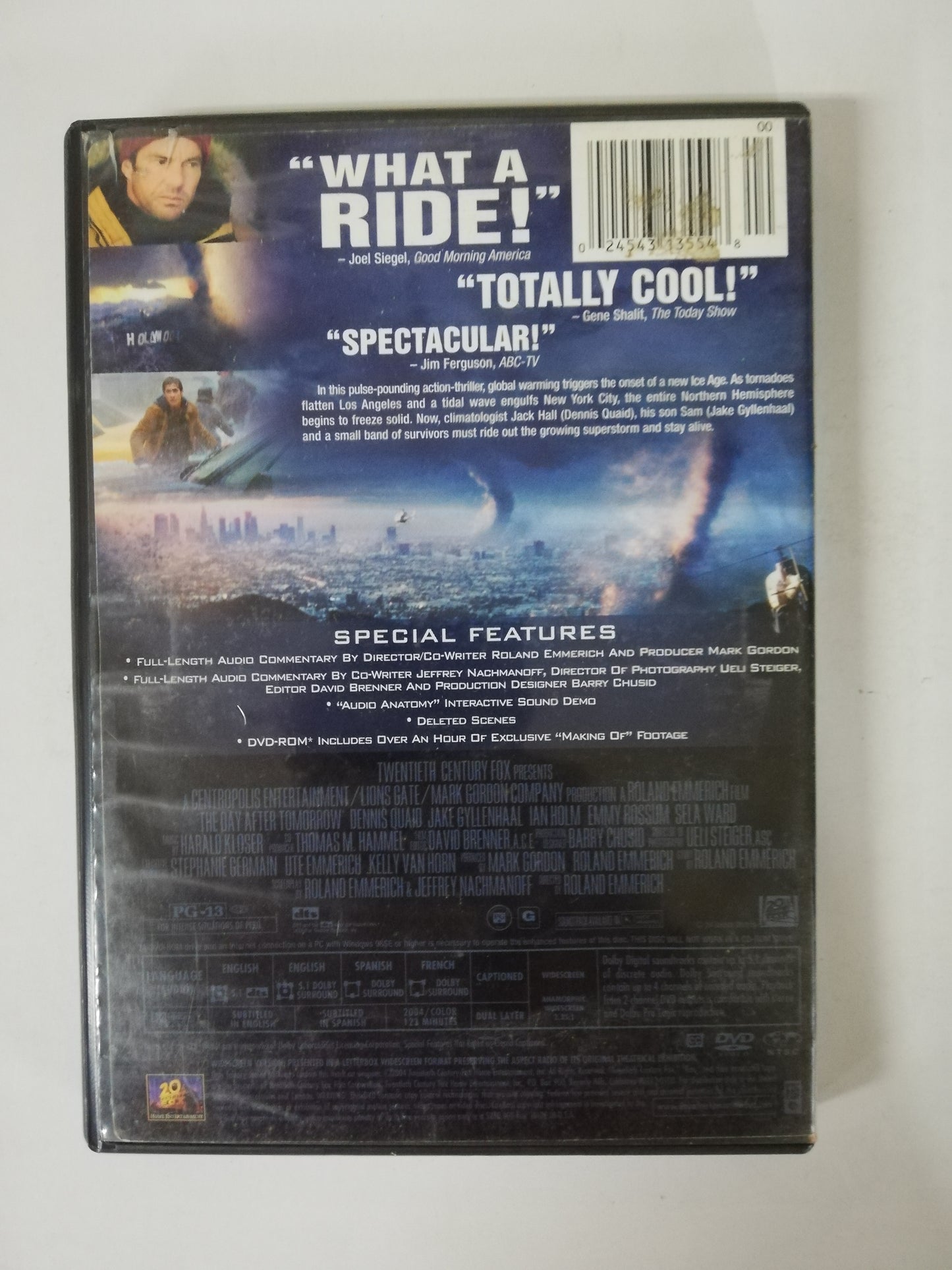 DVD THE DAY AFTER TOMORROW