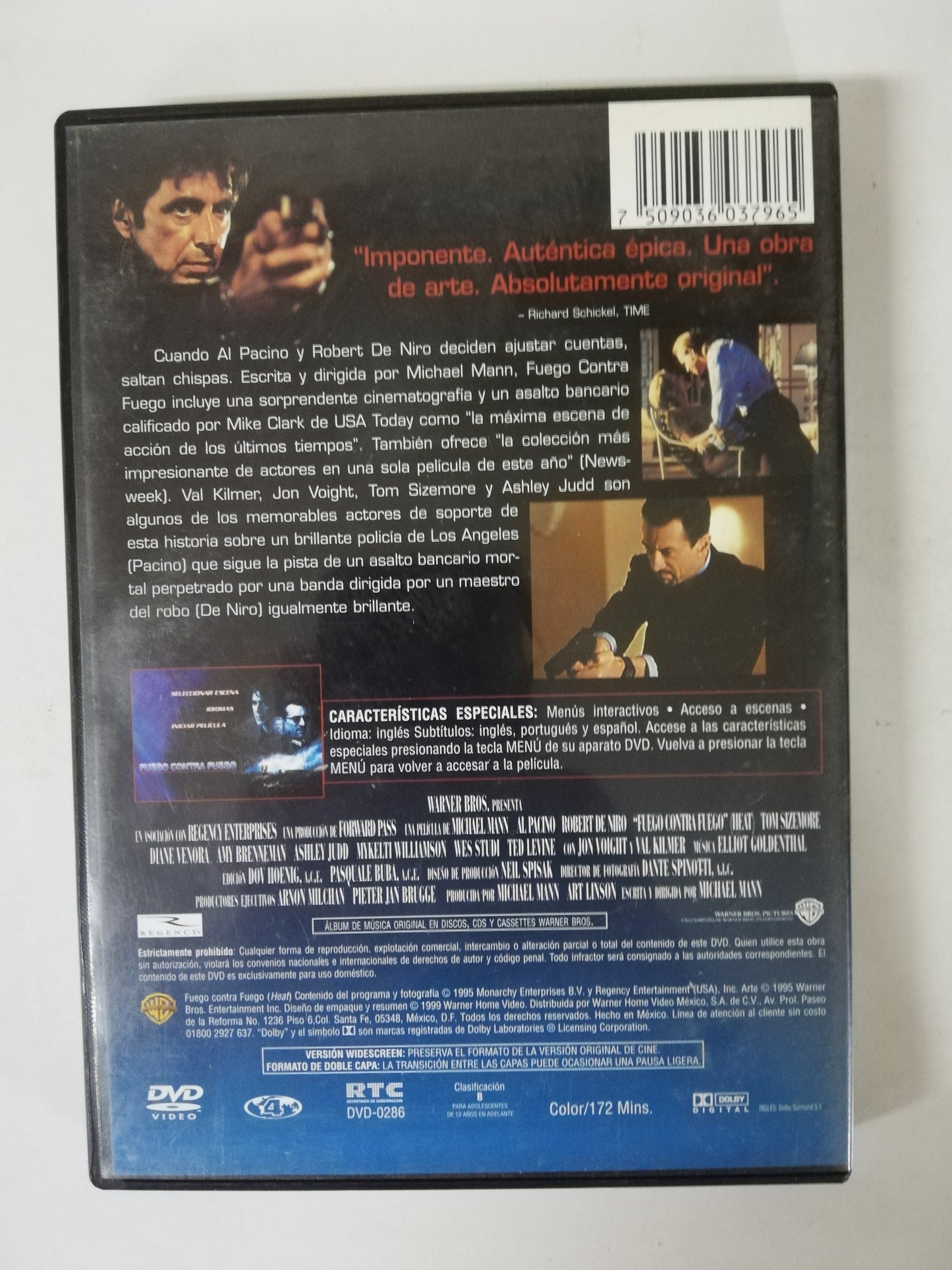 DVD FUEGO CONTRA FUEGO